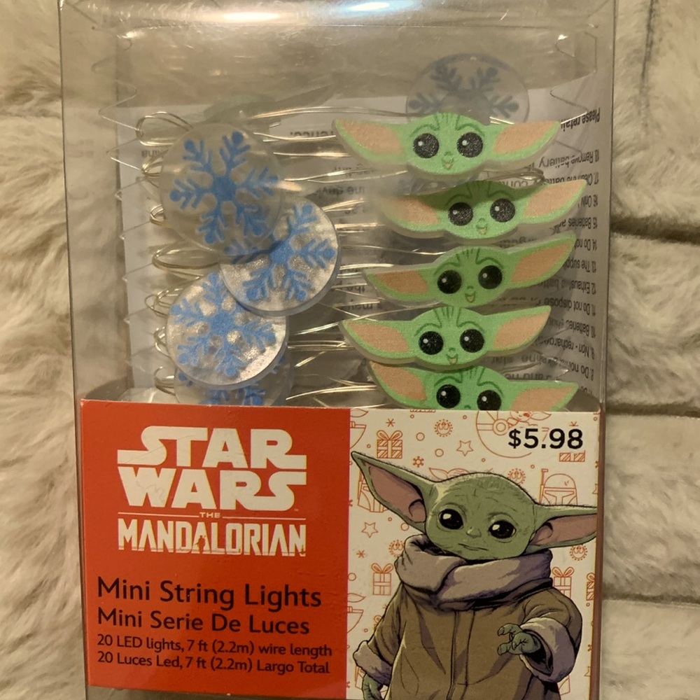 Star Wars Mandalorian mini string lights